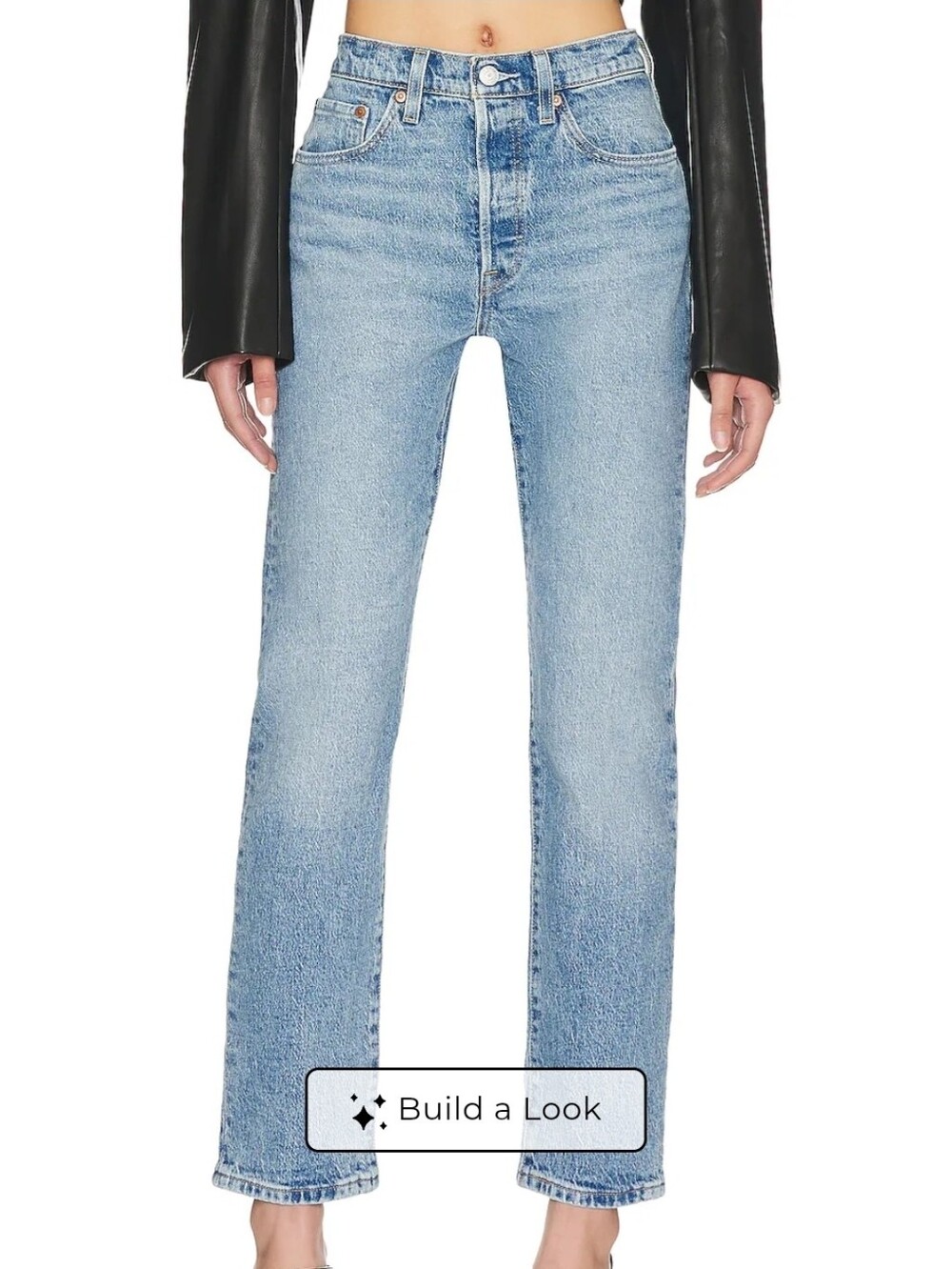 New With Tags Just Black Light Blue Straight-Leg Jeans